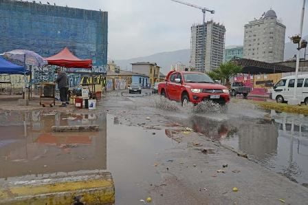 No se asusten, las marejadas en Iquique Glorioso son normales (solo precaución) 1 Foto: Jorge Cerpa.